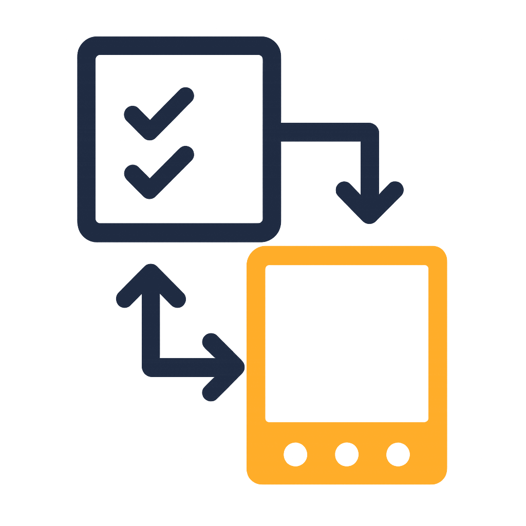 application and integration icon